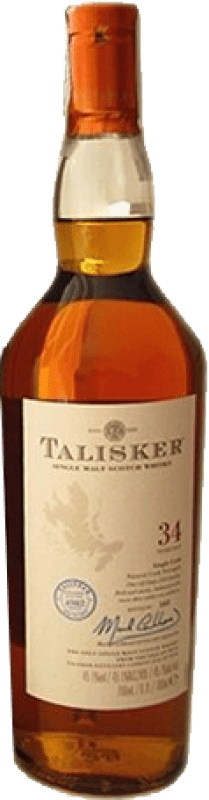 Envoi gratuit | Single Malt Whisky Talisker Boat Spécimen de Collection Royaume-Uni 34 Ans 70 cl