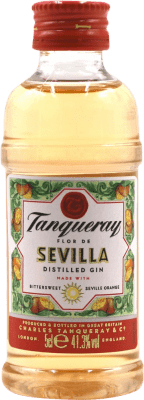 2,95 € Бесплатная доставка | Джин Tanqueray Flor de Sevilla миниатюрная бутылка 5 cl