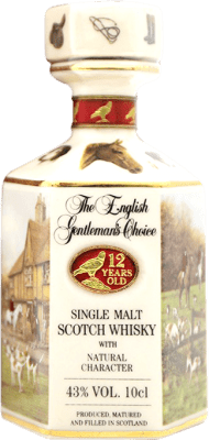 Whisky Single Malt The English Gentleman's Choice 12 Anni Bottiglia Miniatura 10 cl