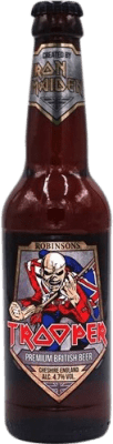 Kostenloser Versand | Bier Trooper Iron Maiden Großbritannien Drittel-Liter-Flasche 33 cl