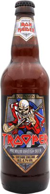 Бесплатная доставка | Пиво Trooper Iron Maiden Объединенное Королевство бутылка Medium 50 cl