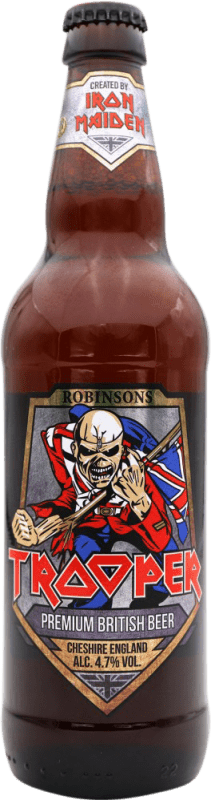 Free Shipping | Beer Trooper Iron Maiden United Kingdom Medium Bottle 50 cl