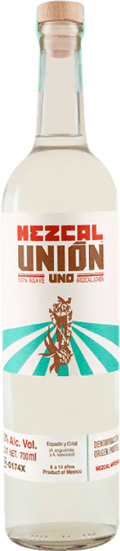 Envío gratis | Mezcal Unión. Uno Joven México 70 cl