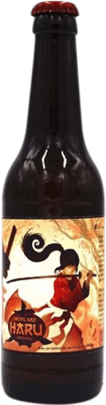 Kostenloser Versand | Kräuterlikör Viking Bad Haru Spanien Drittelliterflasche 33 cl Hidromiel — Met