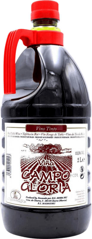 Free Shipping | Red wine Viña Campo Gloria. Tinto de Mesa Spain Carafe 2 L