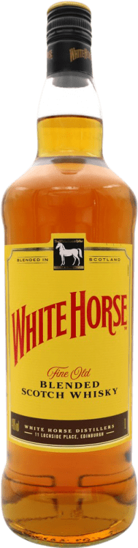 Free Shipping | Whisky Blended White Horse Collector's Specimen United Kingdom 1 L