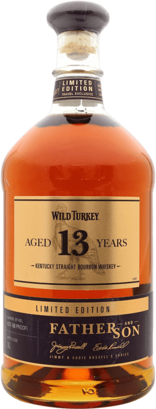 Free Shipping | Whisky Bourbon Wild Turkey Father and Son United States 13 Years 1 L