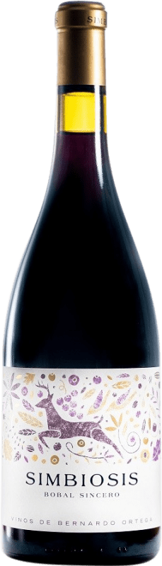 Free Shipping | Red wine Bernardo Ortega Simbiosis Sincero I.G.P. Vino de la Tierra de Castilla Castilla la Mancha Spain Bobal 75 cl