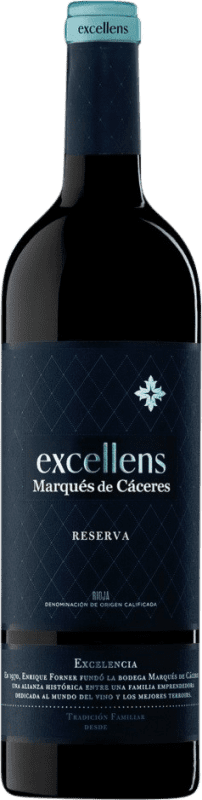 免费送货 | 红酒 Marqués de Cáceres Excellens 预订 D.O.Ca. Rioja 拉里奥哈 西班牙 Tempranillo, Grenache, Graciano 75 cl