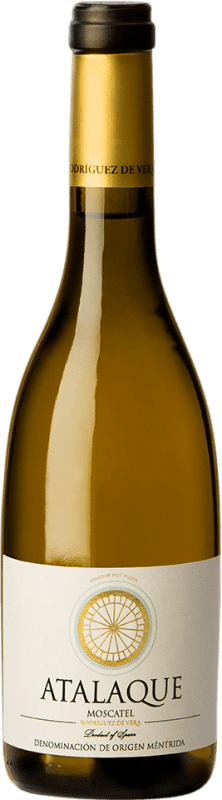 Envío gratis | Vino blanco Rodríguez de Vera Atalaque D.O. Méntrida Castilla la Mancha España Moscatel Grano Menudo Botella Medium 50 cl