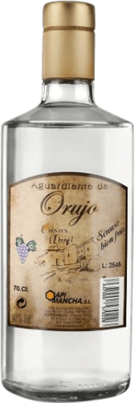 18,95 € Envio grátis | Aguardente Orujo Casas de Abril Blanco — Branco