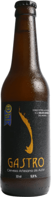 Kostenloser Versand | Bier Gastro Kastilien-La Mancha Spanien Drittel-Liter-Flasche 33 cl