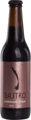 Kostenloser Versand | Bier Gastro Chocolate Stout Kastilien-La Mancha Spanien Drittel-Liter-Flasche 33 cl