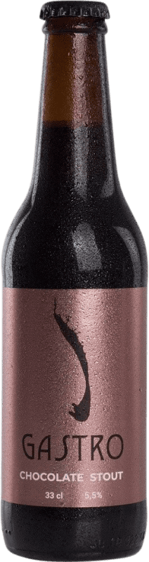 Envoi gratuit | Bière Gastro Chocolate Stout Castilla La Mancha Espagne Bouteille Tiers 33 cl