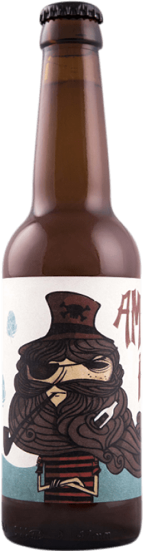 Envío gratis | Cerveza Artesanas de Albacete American IPA Castilla la Mancha España Botellín Tercio 33 cl