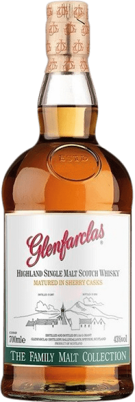 Envoi gratuit | Single Malt Whisky Glenfarclas Vintage Royaume-Uni 70 cl