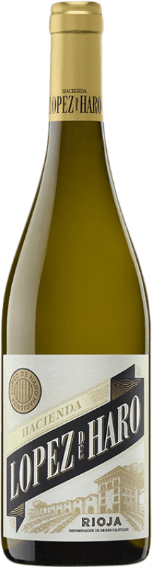 免费送货 | 白酒 Hacienda López de Haro Blanco D.O.Ca. Rioja 拉里奥哈 西班牙 Viura 75 cl