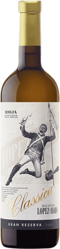 89,95 € Free Shipping | White Wine Hacienda López de Haro Classic Grand Reserve — Long Barrel-Aged D.O.Ca. Rioja