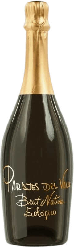 Envío gratis | Espumoso blanco Parajes del Valle Brut Nature D.O. Manchuela Castilla la Mancha España Macabeo 75 cl