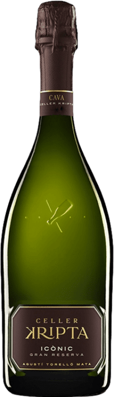 送料無料 | 白スパークリングワイン Agustí Torelló Celler Kripta Icònic グランド・リザーブ D.O. Cava カタロニア スペイン Macabeo, Xarel·lo, Parellada 75 cl