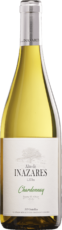 Envio grátis | Vinho Branco Alto de Inazares Espanha Chardonnay 75 cl