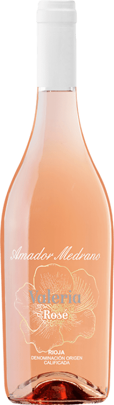 Бесплатная доставка | Розовое вино Medrano Irazu Valeria Rosé D.O.Ca. Rioja Ла-Риоха Испания Tempranillo, Grenache, Viura 75 cl