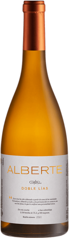 26,95 € Envío gratis | Vino blanco Nairoa Alberte Doble Lías D.O. Ribeiro