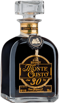 Brandy Conhaque Pérez Barquero Monte Cristo Grande Reserva 30 Anos