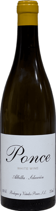 42,95 € Envio grátis | Vinho branco Ponce Selección D.O. Manchuela