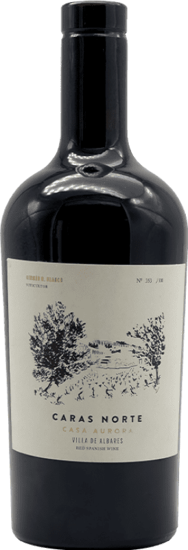 Free Shipping | Red wine Casa Aurora Caras Norte Castilla y León Spain Mencía, Grenache Tintorera, Godello, Palomino Fino, Doña Blanca, Portugieser 75 cl