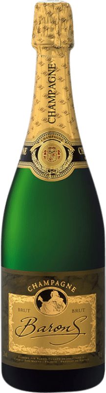 22,95 € | 白スパークリングワイン Baron's Brut A.O.C. Champagne シャンパン フランス Chardonnay, Pinot Meunier 75 cl