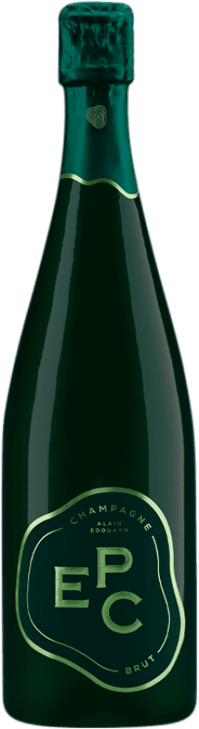 送料無料 | 白スパークリングワイン Alain Edouard Brut A.O.C. Champagne シャンパン フランス Pinot Black, Chardonnay, Pinot Meunier 75 cl