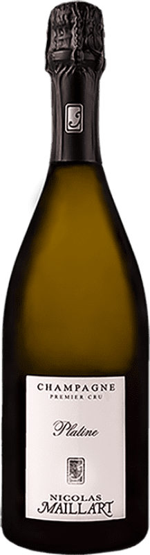 Kostenloser Versand | Weißer Sekt Nicolas Maillart Platine Premier Cru A.O.C. Champagne Champagner Frankreich Spätburgunder, Chardonnay, Pinot Meunier 75 cl