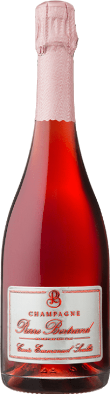 Free Shipping | Rosé sparkling Pierre Bertrand Cuvée Emmanuel Soullié Rosé de Saignée A.O.C. Champagne Champagne France Pinot Black 75 cl