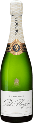 Envoi gratuit | Blanc mousseux Pol Roger Brut Réserve A.O.C. Champagne Champagne France Pinot Noir, Chardonnay, Pinot Meunier Demi- Bouteille 37 cl