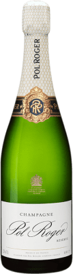 Free Shipping | White Sparkling Wine Pol Roger Brut Reserve — Aged A.O.C. Champagne Champagne France Pinot Noir, Chardonnay, Pinot Meunier Half Bottle 37 cl
