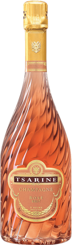 49,95 € | Espumante rosé Tsarine Rosé Brut A.O.C. Champagne Champagne França Pinot Preto, Chardonnay, Pinot Meunier 75 cl