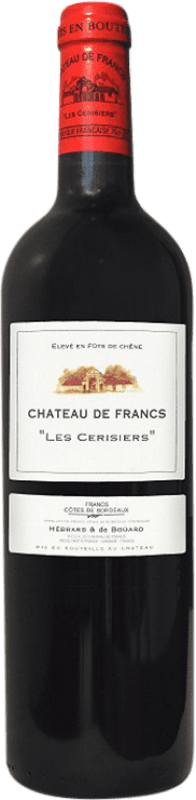 18,95 € | Vino tinto Château de Francs. Les Cerisiers A.O.C. Côtes de Bordeaux Burdeos Francia Merlot, Cabernet Sauvignon 75 cl