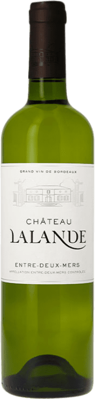 Бесплатная доставка | Белое вино Château Lalande A.O.C. Entre-deux-Mers Франция Sauvignon White, Sémillon, Muscadelle 75 cl