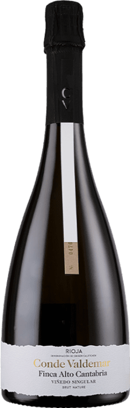 97,95 € Envío gratis | Espumoso blanco Valdemar Conde Valdemar Finca Alto Cantabria Gran Añada Brut Nature D.O.Ca. Rioja