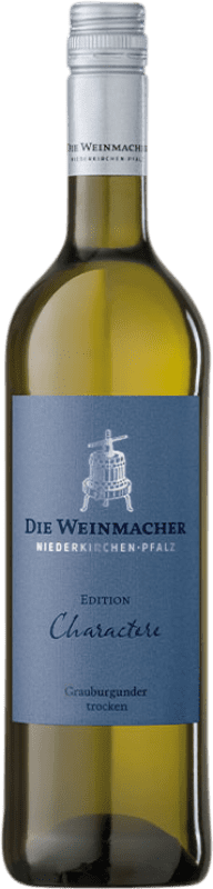 Бесплатная доставка | Белое вино Die Weinmacher Charactere Рейнланд-Пфальц Германия Pinot Grey 75 cl