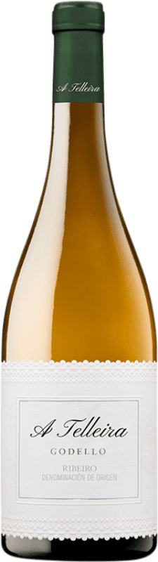 Free Shipping | White Wine Genus de Vinum A Telleira D.O. Ribeiro Galicia Spain Godello 75 cl
