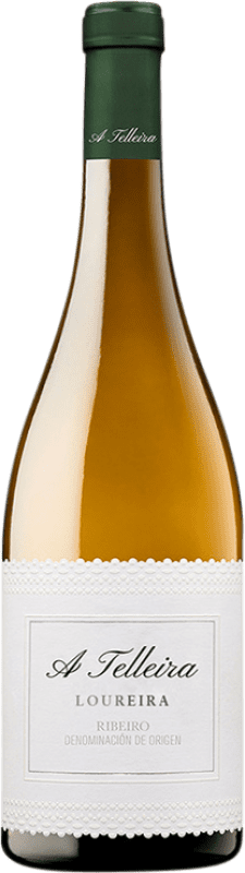 Envio grátis | Vinho branco Genus de Vinum A Telleira D.O. Ribeiro Galiza Espanha Loureiro 75 cl