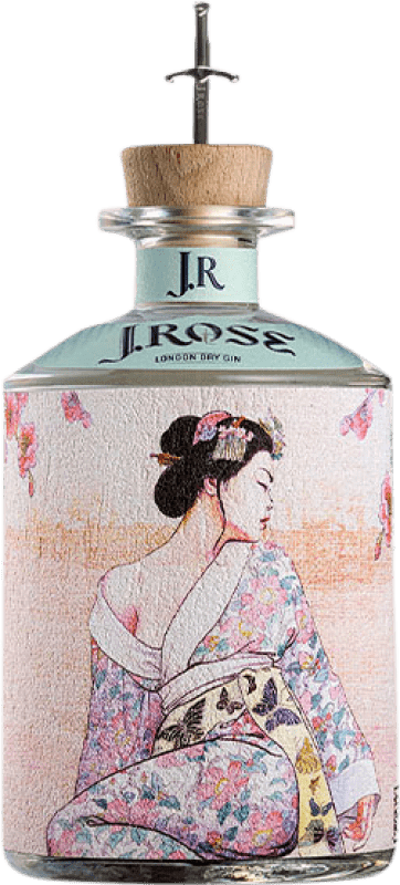 Бесплатная доставка | Джин J. Rose Gin JR08 London Dry D.O.C. Italy Италия 70 cl