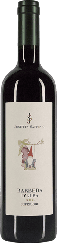 22,95 € | Red wine Josetta Saffirio Superiore D.O.C. Barbera d'Alba Italy Barbera 75 cl