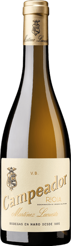 免费送货 | 白酒 Martínez Lacuesta Campeador Blanco D.O.Ca. Rioja 拉里奥哈 西班牙 Viura 75 cl