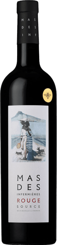 34,95 € | Красное вино Mas des Infermières Source Rouge A.O.C. Côtes du Luberon Франция Syrah, Grenache 75 cl