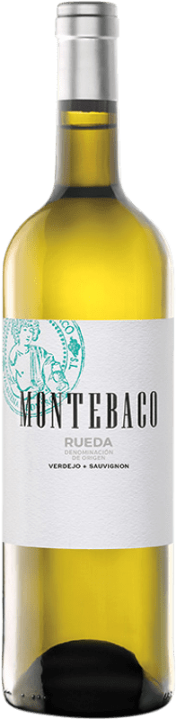9,95 € | White wine Montebaco Verdejo Sauvignon Blanc D.O. Rueda Castilla y León Spain Verdejo, Sauvignon White 75 cl