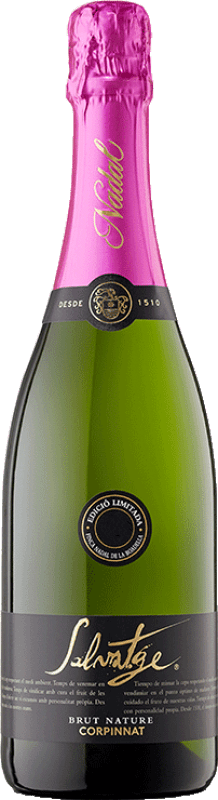 22,95 € | Espumante branco Nadal Salvatge Brut Nature Corpinnat Catalunha Espanha Macabeo, Xarel·lo, Parellada 75 cl