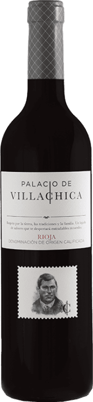 Free Shipping | Red wine Palacio de Villachica Aged D.O.Ca. Rioja The Rioja Spain Tempranillo, Grenache, Mazuelo Magnum Bottle 1,5 L